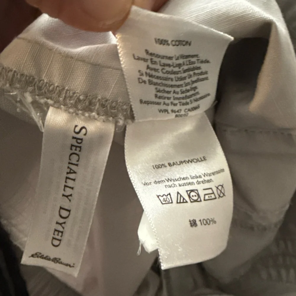 Eddie Bauer Button Front Shirt Jacket Women’s Petite Size M 100% Cotton Snaps - Picture 6 of 9